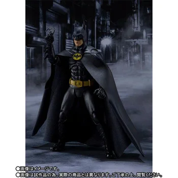 15cm BANDAI S. H. Figuarts DC Batman Michael Keaton Játékok Pvc akciófigura Gyűjthető Modell Játék