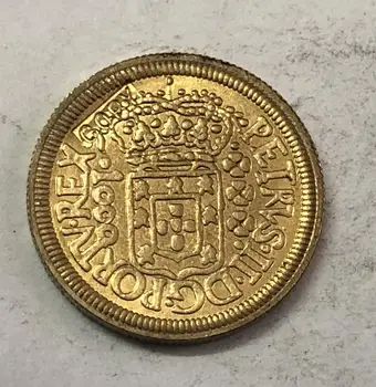 1700 Brazília 1000 Réis - Pedro II.