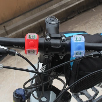 1DB Mountain Bike Kerékpár Szilikon Könnyű Kerékpáros Kiegészítők, Dekorációs LED-es Zseblámpa, Első / Hátsó Lámpa Vízálló Kerékpár Világítás