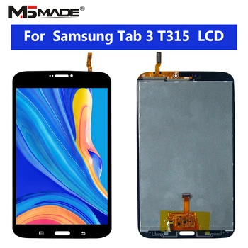 8 hüvelykes Samsung Galaxy Tab3 8.0 SM-T310 SM-T311 T315 érintőképernyő Digitalizáló LCD Kijelző Üveg Szerelvény Csere