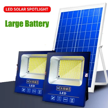 804LED 800W Napelem Fény 5Meter Kábel Solar Kültéri Lámpa Nap Este Könnyű Vízálló Napelemes Lámpa Kert Sürgősségi