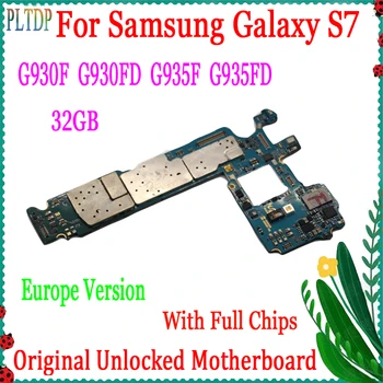 A 32 gb-os EU Verzióját a Samsung Galaxy S7 szélén G930F G930FD G935F G935FD Alaplap 100% Eredeti Nyitva Alaplap+Teljes Chips