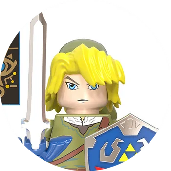 A Legenda Zeldaed Játékok Rajzfilm Link Hercegnő Zeldaed Mini Tégla Akció Ábra Közgyűlés Játék építőkövei gyerek Modell Ajándékok