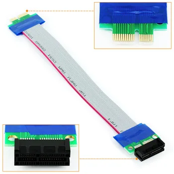 A PCI Express PCI-E 1X Férfi PCIe Női Kábelét az Alaplap Kelő Kártya Bővítő Kiterjesztését Szalag Adapter