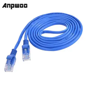 ANPWOO CAT5 RJ45 Ethernet Kábelek 8Pin Csatlakozó Ethernet Internet Kábel Hálózati kábel Kábel Vezetékes Vonal Kék 1 m/1,5 m/2m/3m/5m/10m
