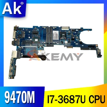Akemy A HP 9470M Laptop Alaplap 717844-601 717844-501 717844-001 A I7-3687U CPU 6050A2514101-MB-A02