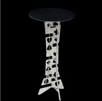 Alluminum Ötvözet Mágikus Kerek Összecsukható Asztal Ezüst Színű Trükkök Vicces Vígjáték Színpadon, Mágia, Mágus Legjobb Táblázat illúziók