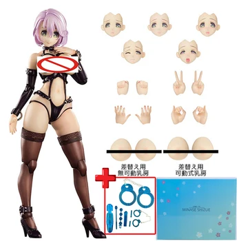 Anime Szexi Adatok Natív MÁSODIK AXE Típus HENTAI shizue-kun Minase Mozgatható Szexi Lány PVC Figura Gyűjtemény Plusz Tartozékok