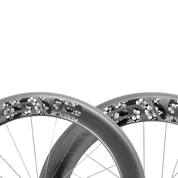 EVNE ses cseresznyevirág kiadás matrica limited edition szén-kerék matricák csoport országúti kerékpár kerékpár matrica egyedi ironman 7.8