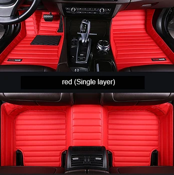 Egyedi bőr autó szőnyeg a Cadillac ATS CTS XTS SRX SLS Escalade 5Dcar stílus