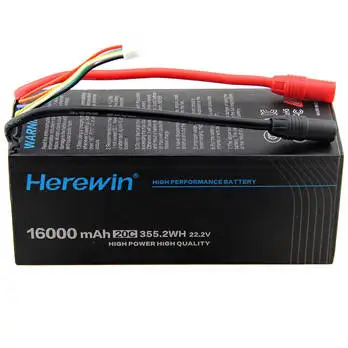 Eredeti Herewin 16000mah Akkumulátor 22.2 v 20C tengely akkumulátor Mezőgazdasági növényvédő UAV akkumulátor