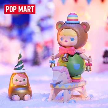 FELHASZNÁLÓ-X POP MART Trágya Karácsonyi Parádé Sorozat Vak Doboz Játékszer Anime Eredeti művészeti Ábra Ajándék lány születésnapi kawaii