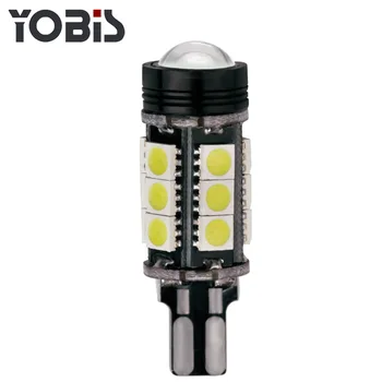 Fényes LED felújítva tolatólámpa T15 5050 fekete front hátrameneti lámpa lencse CANbus dekódolás