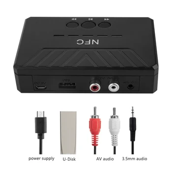 H2 NFC Funkció Dual-channel Audio Adapter Bluetooth Vevő Sztereó Analóg/AUX 3.5 mmt Port Tv, hifi készülékek, Elektromos Erősítők