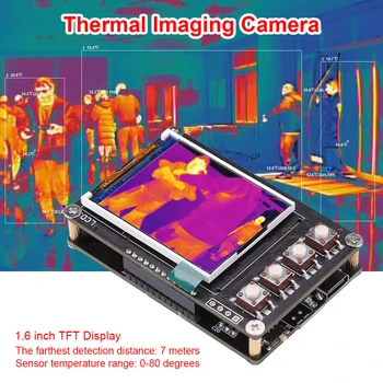 IR 8x8 Infravörös hőkamera Tömb Hőmérséklet-Érzékelő, 7M Legtávolabbi Észlelési Távolság hőkamerát