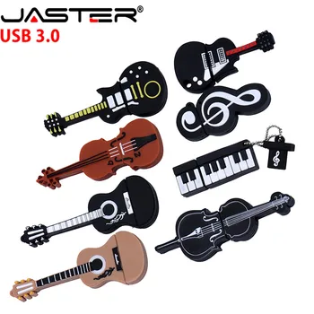 JASTER 2018 legújabb modell gitár USB3.0 pendrive-fogd pendrive 4 GB 8 gb 64 gb, 32 gb-os Usb-creativo pendrives mini ajándék memory stick