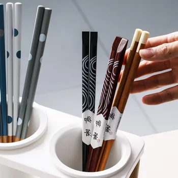 Japán Stílusú Fa Pálcika, Kézzel Gyártott Bambusz Evőpálcika Evőeszközök Konyhai Kiegészítők