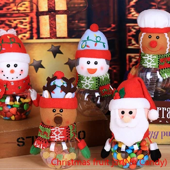 Karácsonyi Édesség Jar-Gyerekek, Gyerekek Tároló Üveg Santa Bag Karácsony Édes Doboz Ajándék Csokoládé Doboz