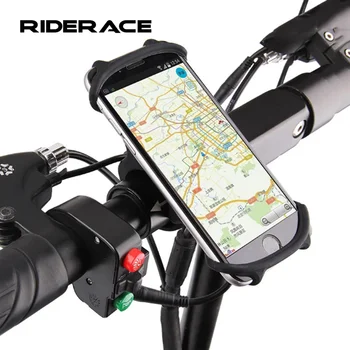 Kerékpár Szilikon mobiltelefon Jogosult Egyetemes Kerékpár kormánycsőtartót Zenekar Mobil Támogatja a GPS-Klip A Xiaomi Huawei iphone
