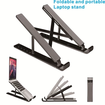Laptop Tartót Kelő Számítógép Állvány Notebook Állvány, Kompatibilis a MacBook Air Pro, HP, Lenovo, Dell, Több 10-15.6