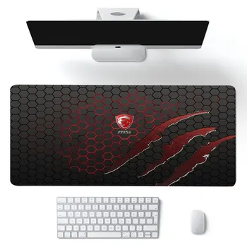 MSI egérpad Nagy XXL Gamer csúszásgátló Gumi Pad Gaming Mousepad, hogy Billentyűzet, egér pad Laptop Számítógép Sebesség Egér Egér Asztal