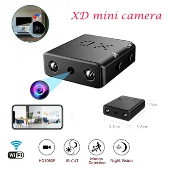 Mini Kamera 1080P Biztonsági Micro Kamera éjjellátó mozgásérzékelés Hangfelvétel Videó Megfigyelő Wifi Kamera
