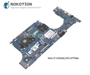 NOKOTION A Dell XPS 15 9530 Laptop Alaplap I7-4702HQ CPU GT750M GPU VAUB0 LA-9941P KN-0PD4J1 0PD4J1 alaplap
