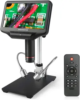 Nagy Felbontású Digitális Biológiai Mikroszkóp Kamera 3D HDMI Mikroszkóp 7' LCD USB Videó Mikroszkóp a Telefon Javítása