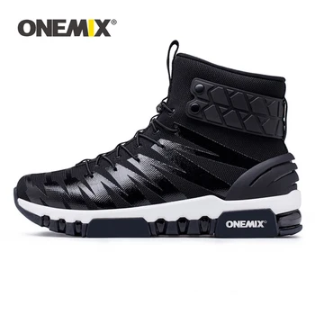ONEMIX Téli Csizma Férfi Futó Cipő, Női Cipők, Férfi Magas Top Boots a Szabadtéri Gyaloglás Cipő Vízálló Meleg Bakancs