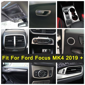 Oldalsó Ajtó Hangszóró, Hangszóró Horn / Kesztyűtartóban Kezelni a Dekorációs Fedelet, Trim Ford Focus MK4 2019 - 2021 Ezüst Kiegészítők