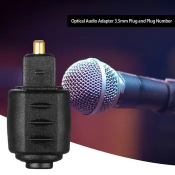 Optikai Audio Adapter 3,5 mm-es Női Interfész Csatlakozó Digitális Férfi 3,5 mm-es Női Plug Csatlakozó Digitális High Performance