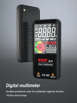 Professzionális Digitális Multiméter S11 Színes LCD 9999 Számít Automatikus Tesztelő Multiméter Okos DC AC Feszültség, Kondenzátor Teszter