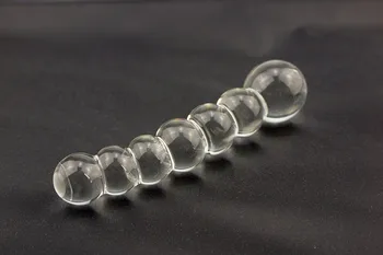 Pyrex Kristály Üveg Anális gyöngyök butt plug dildo szex játékok
