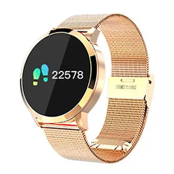 Q8 Intelligens Karóra Férfi Nő Smartwatch pulzusszám, Vérnyomás Monitor Okos Karkötő Vízálló, Hordozható Készülék, Az Android-IOS