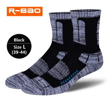 RB038B R-BAO Férfiak/Nők Szabadtéri Túrázás/Síelés zokni Kiváló minőségű terry sport zokni deodorization meleg téli 3pairs=1Lot