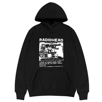 Rapper Radiohead Kapucnis Felső Férfi Divat Melegítőben Zene Felsők Női Pulóver Kapucnis Gyerek Hip-Hop Fiú Ruházat, Karácsonyi Ajándék, Kabát
