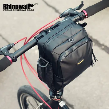 RhinoWalk Kerékpár Táska&Kerékpár Első Keret Csomag Vízálló Mountain Bike Tartozékok Multifunkcionális Plug-in Fülhallgató Táska