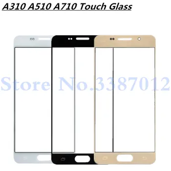Samsung Galaxy A3 A5 A7 2016 310 A510 A710 Külső Cserélje ki az Üveg LCD Első Érintőképernyős Panel Digitalizáló Érzékelő Alkatrészek