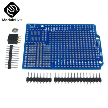 Standard Proto Csavar Pajzs Testület Az Arduino Kompatibilis Továbbfejlesztett változata támogatja A6 A7 Diy Kit Elektronikus PCB fedélzeti Modul