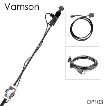 Vamson a DJI OSMO Zsebemben fényképezőgép Tartozékok Teljes Funkció Android IOS C-típusú USB töltő kábel, Fekete adat vonal OP103