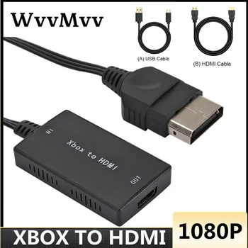Xbox HDMI-kompatibilis Adaptert Csatlakoztassa HDTV Minden Klasszikus Konzol Modell támogatja a 720P /1080P Eredeti Konzol