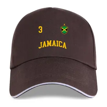 Új 2021 Nyári Divat Jamaica Száma 3 VISSZA Soccers Jamaikai Zászló Baseball sapka