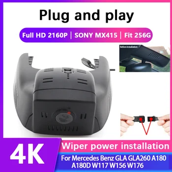 Új HD-4K 2160P Plug and play Autó DVR Wifi Videó Felvevő Kamera Kamera A Mercedes-Benz GLA GLA260 A180 A180D W117 W156 W176